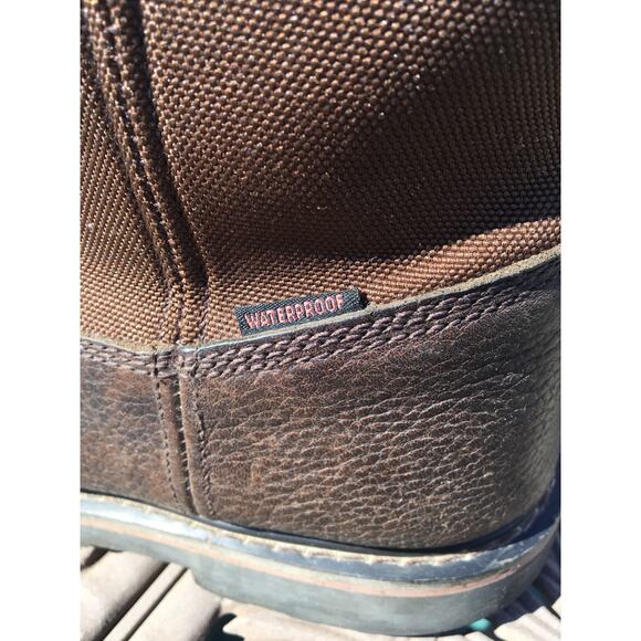 Schmidt Waterproof Composite Toe Work Boot, 12 W, Leather and Man-Made Upper - Picture 4 of 6